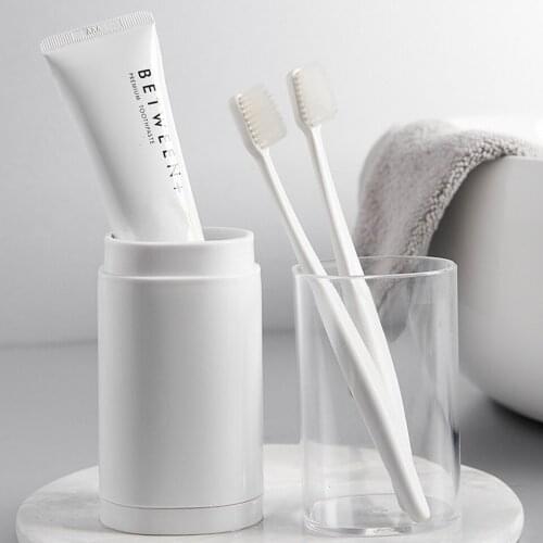 Outdoor Travel Can Carry Translucent Storage Cups Toothbrushing Toothpaste Storage Cups Towels Facial Cleanser Storage Cups