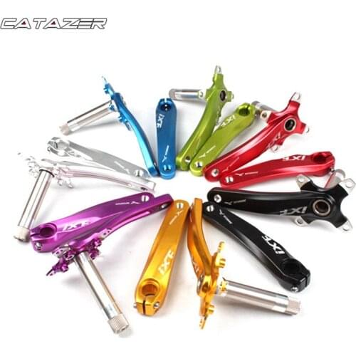 Mountain Road Bicycle Hollow Integrated Crank 104 BCD Single Speed Chainring Left and Right Crank 68-73mm BB 9-10 Speed Crankset