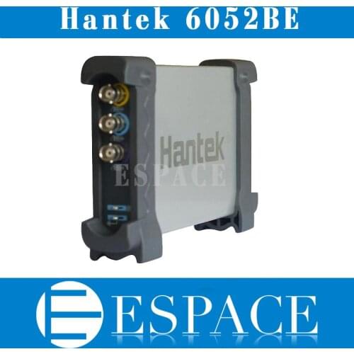 Hantek 6052BE PC USB Oscilloscope 2 Digital Channels 50MHz Bandwidth 150MSa/s free shipping