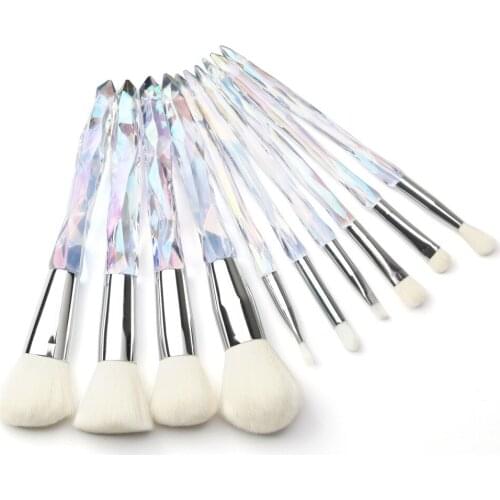 Makeup Brush Brown Brush Eyeshadow Brush Eyebrow Brush 10 Pcs Face Powder Blush Eye Shadow Brush Professional Brush Set