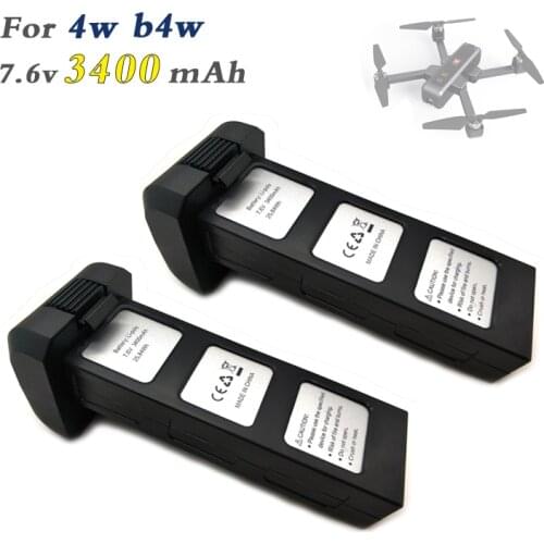 Original 4W B4W Drone Battery 7.6v 3400mah for Mjx Bugs 4W B4W Potensic D88 EX3 HS550 FPV Drone Lipo 2s Battery RC Drones Parts