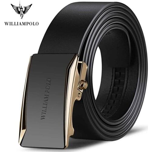 2019 Luxury Mens Leather Belts Male Quality Buckle Belt Mens Jeans Natural Cowskin Belts New Metal Automatic Strap