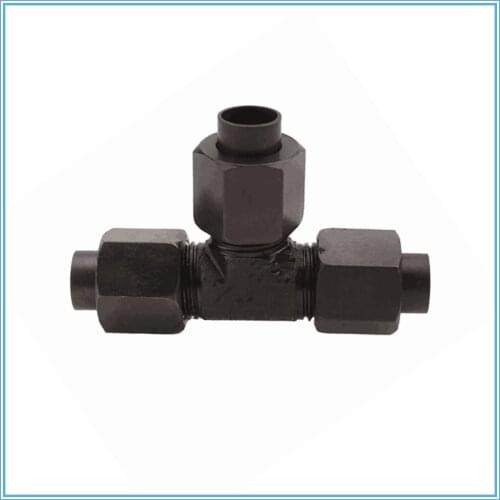 High pressure oil pipe joint carbon steel 10mm reaming joint Marine joint expansion three pass Pipe Fitting