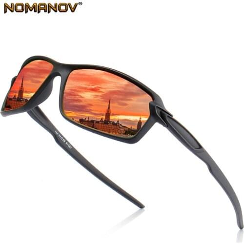 Sports Tr90 Ultralight Mirror Sun Glasses Polarized Sunglasses Custom Made Myopia Minus Prescription Polarized Lens -1 to -6