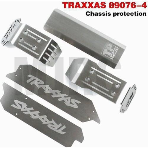 Traxxas-S maxx Metal Chassis Armor Stainless Steel Skid Plate Chassis Armor Protection Plate for RC Car Traxxas-s 1/10 Maxx