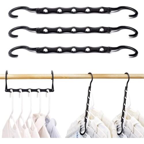 Nine Hole Rotating Hangers for Clothes Magic Hanger Multifunctional Folding Magic Hanger Storage Closet Wardrobe Clothes Rack