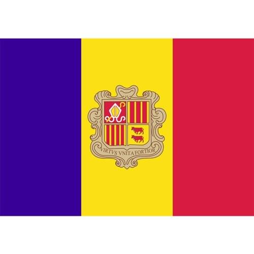 Yehoy 90x150cm the Principality of Andorra Flag