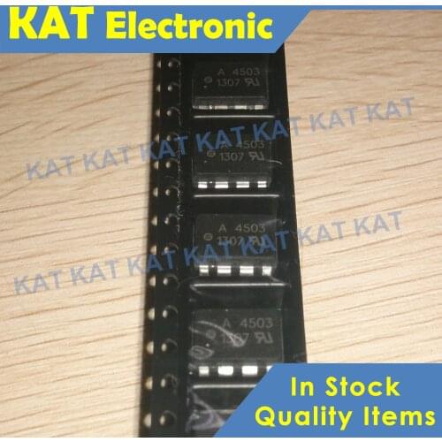 10PCS/Lot HCPL-4503 A4503 A 4503 SOP-8 Single Channel, High Speed Optocouplers