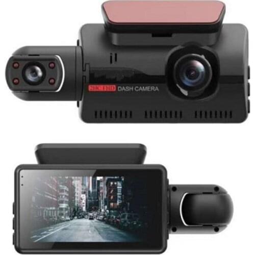 3 Inches IPS Car Night Vision Hidden Driving Recorder Date Stamp Video Camera 28GC