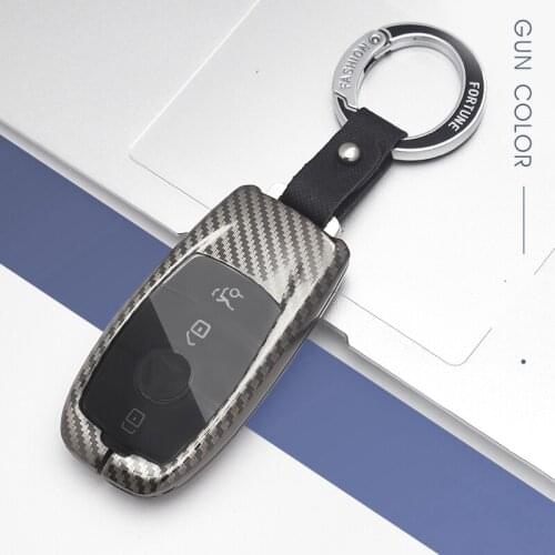 Car Zinc Alloy TPU Key Case Cover Holder For Mercedes Benz E Class W213 E200 E260 E300 E320 2018 2019 Car Interior Accessories