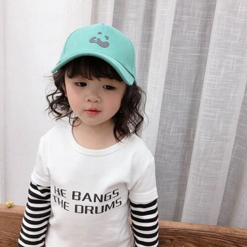 Childrens Hat Spring And Autumn Kids Baby Cap Korean Sun Hat Trendy Fashion Boys Baseball Thin Style
