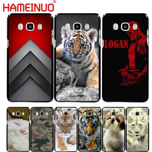 HAMEINUO cute Snow animal lion tiger cover phone case for Samsung Galaxy J1 J2 J3 J5 J7 MINI ACE 2016 2015
