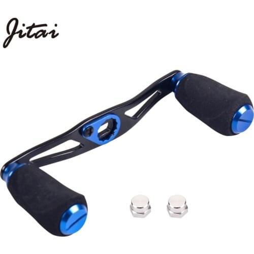 JITAI Metal Fishing Reel Handle EVA Knobs For Baitcasting/Spinning Fishing Wheels Rocker Fishing Tackle Accessory Free Shipping