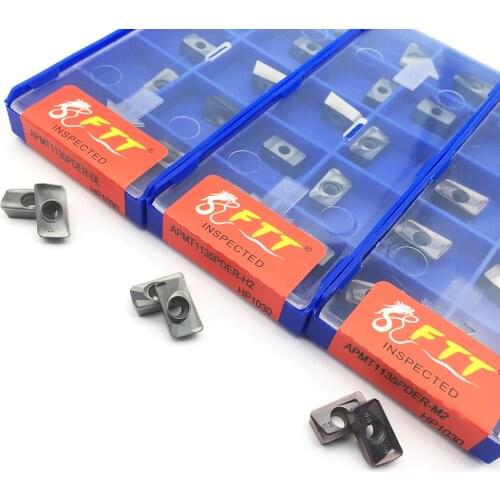 Discount APMT1135 PDER H2 HP1030 High quality APMT1135 M2 Carbide Insert Lathe Milling Mill cnc tools turning cutter