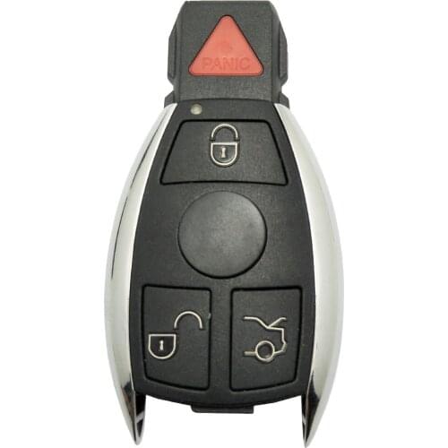 Replacement key case for mercedes benz C E S M CLS CLK GLK GL GLA smart remote control key shell with logo