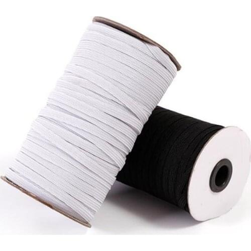 5mm DIY Elastic Band 98Yards Dress Flat Sewing Trim Ribbon Elastics Strap