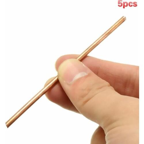 3mm Diameter Copper Round Bar Rod Milling Welding Metalworking 100mm Length