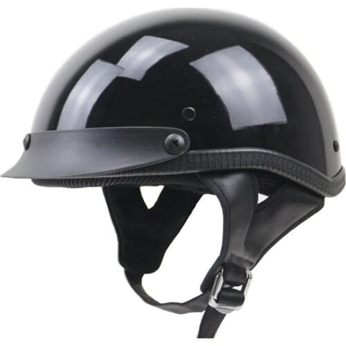 Novelty Style motorcycle helmet DOT half face helmet Black mat black available motorbike helmet