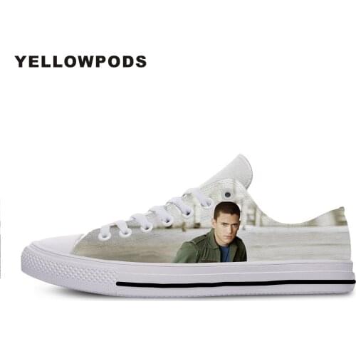 Mens Casual Shoes Hot Sale For Wentworth Miller Men Breathable Canvas Walking Man Shoes Chaussure Homme Factory Sales