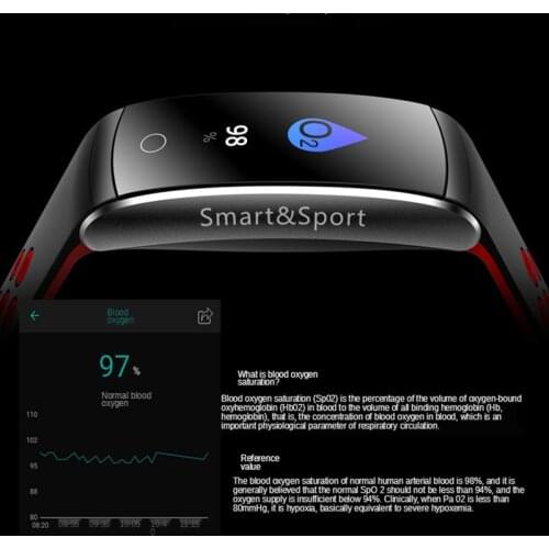 Men and women era smart watch bracelet heart rate monitoring pedometer health monitoring large screen waterproof sports K12