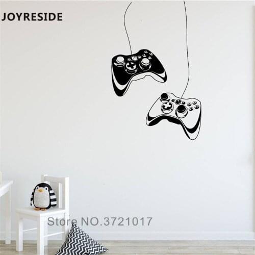 JOYRESIDE Game Gamer Wall Decal Video Games Wall Sticker Cool Art Vinyl Decor Home Kids Boys Room Decor Interior Design A899