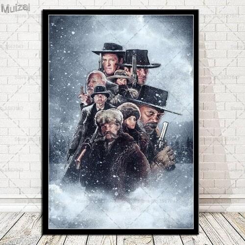 Posters and Prints The Hateful Eight Quentin Tarantino Classic Movie Wall Art Poster Canvas Painting Picture for Home Decoration