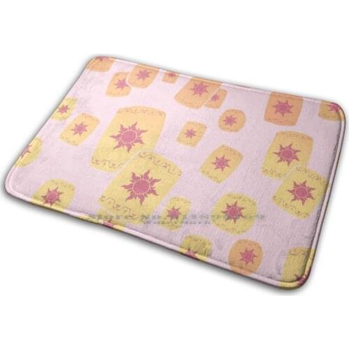 Floating Lanterns Gleam Variant Mat Rug Carpet Anti - Slip Bedroom Entrance Door Mat Princess Tangled Tangled Walt World Lantern