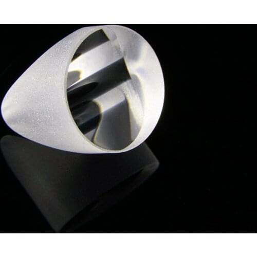 4 pcs Diameter 9 Height 8 Incident Spot 1 Divergence Angle 15 Degree Material K9 Optical Glass Powell Prism