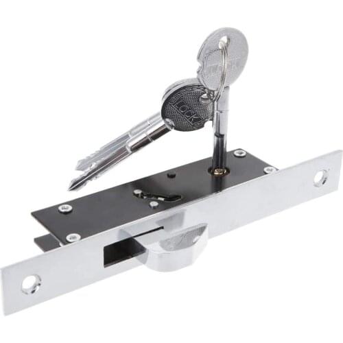 Sturdy Aluminum Alloy Sliding Door Hook Lock Key Cerradura de Gancho para Puerta Corrediza de Aluminio