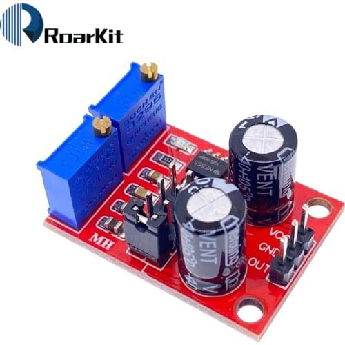 NE555 Pulse Frequency Adjustable Duty Cycle Square Wave Modules Rectangular Wave Signal Generator Stepper Motor Driver