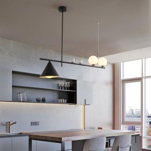 Nordic Iron Chandelier LED Hanging lamps Modern Creative Bird Dining room Kitchen Lighting Fixtures Home Decor Luminaire