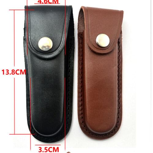 Fold Knife Tool Flashlight Belt Loop Case Holder Leather Sheath Holster Pouch Bag Pocket Hunt Camp Outdoor Carry Multi Gear