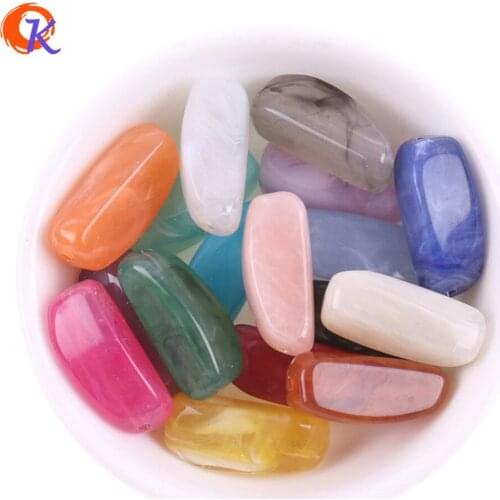 Choose Color Cordial Design 10x25mm 225pcs/lot High Quality Resin Marble Effect Beads For Girl DIY Beads Jewelry Necklace Making