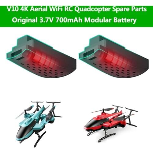V10 4K HD Aerial Photography RC Drone Spare Parts 3.7V 700mAh Battery Accessory For V10 Altitude Hold Remote Control Quadcopter