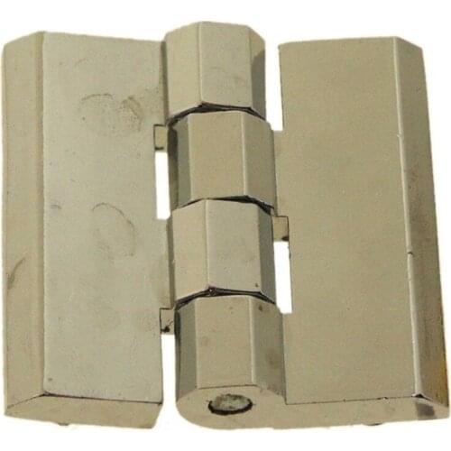 1 Pair Machine Control Box Cover Industrial Hinges Chrome 40x40mm