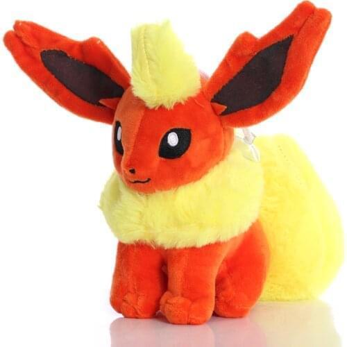 1pcs 20cm Flareon Plush Toys Pokemon Flareon Plush Stuffed Toys Doll Soft Toy for Children Kids Gifts