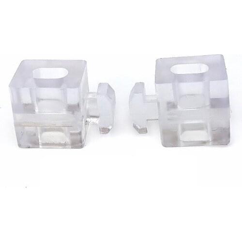 20PCS/LOT Plastic PVC Block Connector For EU Aluminum Profile 2020 20x20 with Slot Groove 6mm
