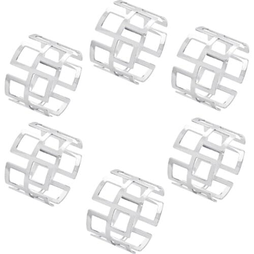 896A Metal Napkin Holder Towel Serviette Tableware Ring Buckle Table Decoration