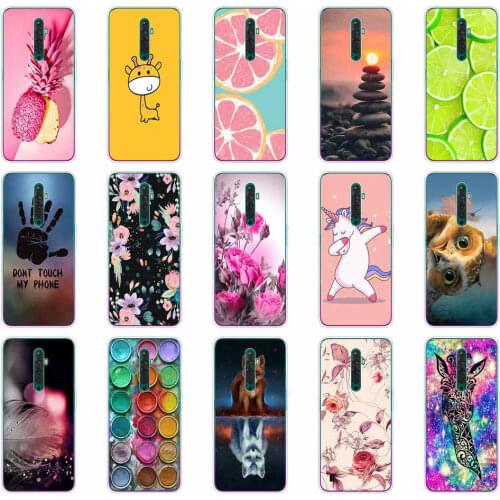 For OPPO Reno2 Z Case 6.53''inch full protective Phone Cover for OPPO Reno2 Case Reno 2Z Fundas Reno 2 Z 2019 Cartoon Shell