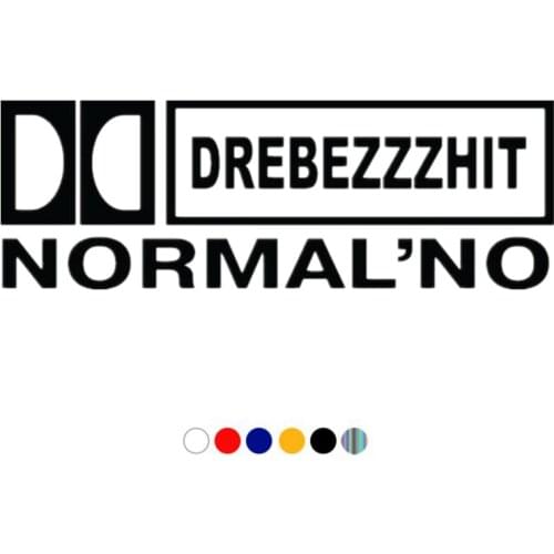 CS-278#10*29.2cm Drebezzzhit Normalno funny car sticker and decal silver/black vinyl auto car stickers