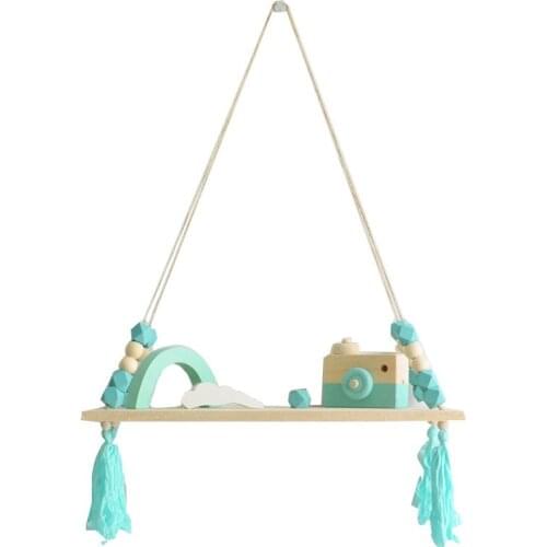 Home Wall Decoration Hanging Storage Shelf Living Room Wall Decor Book Magazine Figurines Display Racks Wood Storage shelf