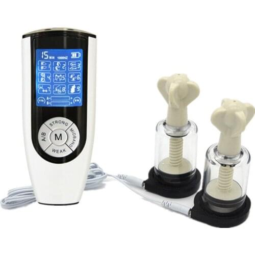 Electric Shock Nipple Sucker Nipple Breast Stimulate Massager BDSM Bondage E-stim Clitoris Clips Sex Toys Medical Themed Kits