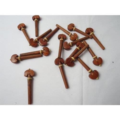 Violin Fittings ,24pcs rosewood violin pegs ,beautiful decoration,violin part