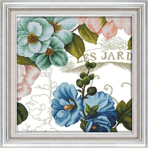 Joy Sunday embroidery orchid stamped cross stitch 11CT 14CT pattern embroidery kit DIY needlework group painting home decoration