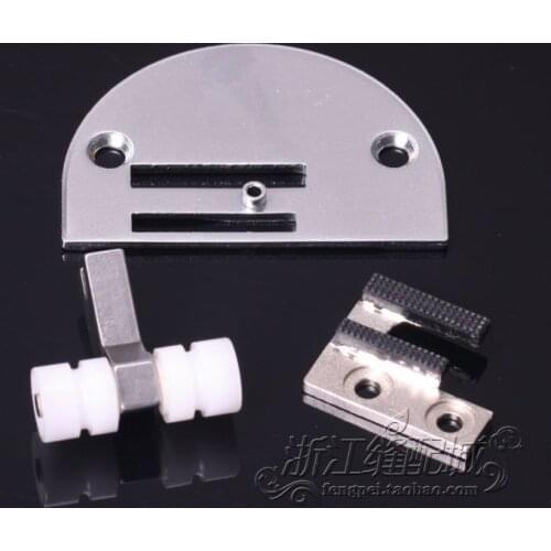 K-1 Industrial Sewing Gauge Set Include The Needle Plate Dental Mold Roller Presser Foot Template Quality Steel Small Hole