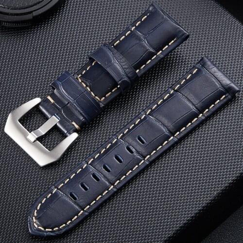 2020 new design Retro Leather Watchbands Version Classic Mens Watch Band 20 22 24 26mm For Panerai Strap high quality Wristband