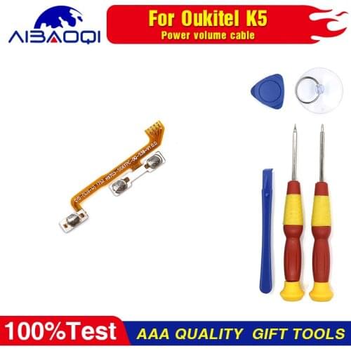 Oukitel K5 Power on/off+ Volume FPC Key Up/down Button Flex Cable FPC for Oukitel K5 Phone Perfect Replacement Parts Free Tools
