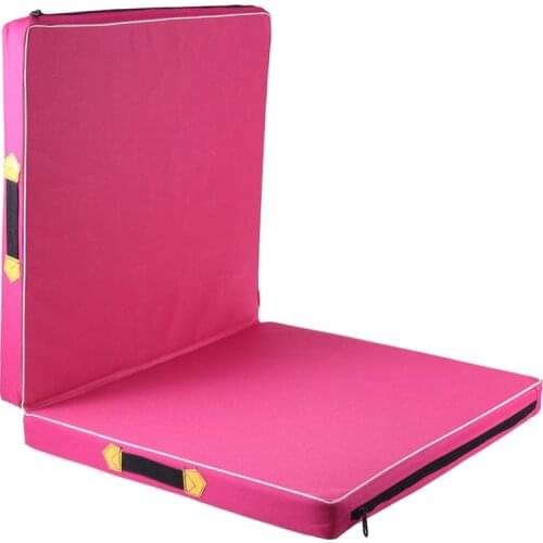 Foldable Exercise Floor Mat Dance Yoga Gymnastics Training Mat for Home Judo Pilates Gym 100x50x5cm