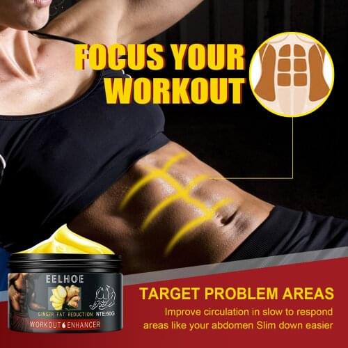 Fast Belly Fat Burner Cream Abdominal Muscle Waist Natural Fitness Body Sweat Slim Cream for Men Women Arms and Thighs