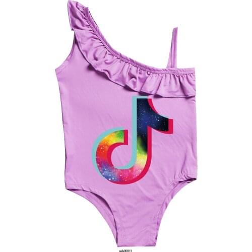 Tik Tok girls swimwear swimsuit girls bath beach Tik Tok figures Party kids birthday gift